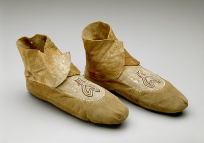 Moccasins, Menominee by American School